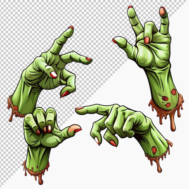 zombie handspointinghalloween