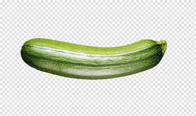 Zucchini isolated on a black background