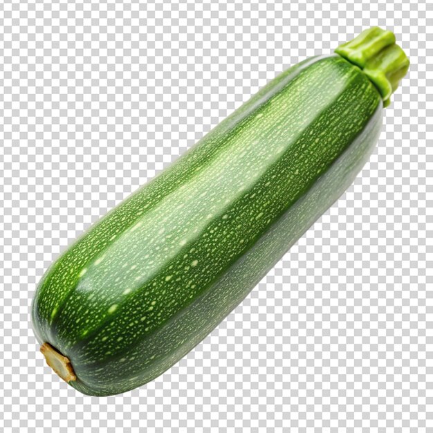 PSD zucchini isolated on transparent background