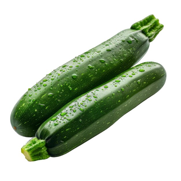 PSD zucchini isolated on a transparent background