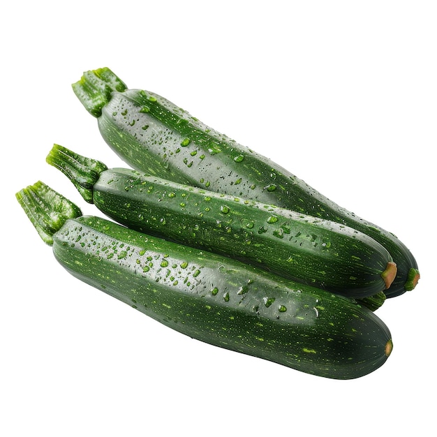 PSD zucchini isolated on a transparent background