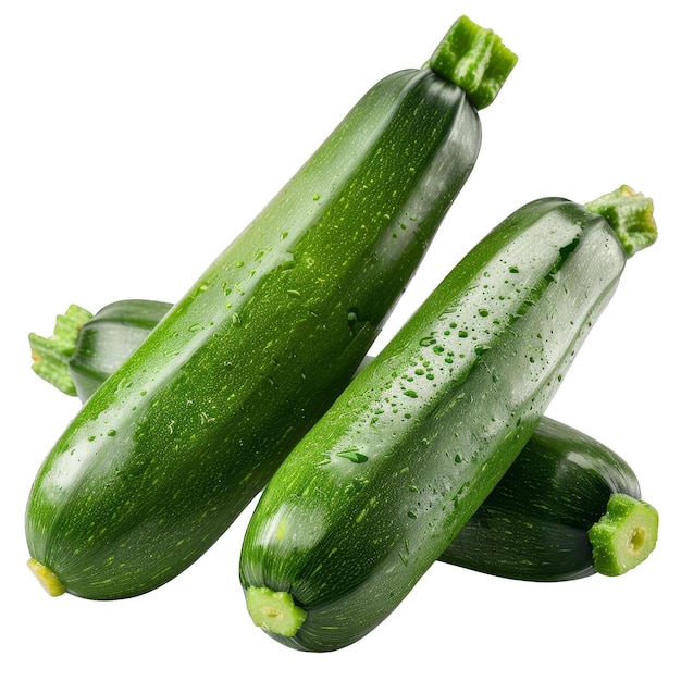 PSD zucchini isolated on a transparent background