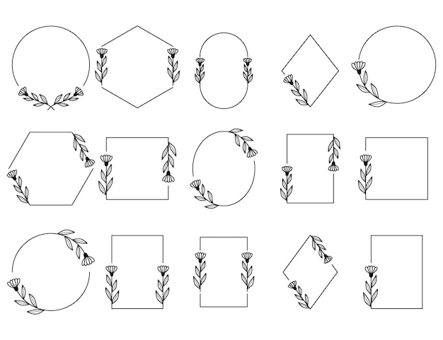 0017Floral frame