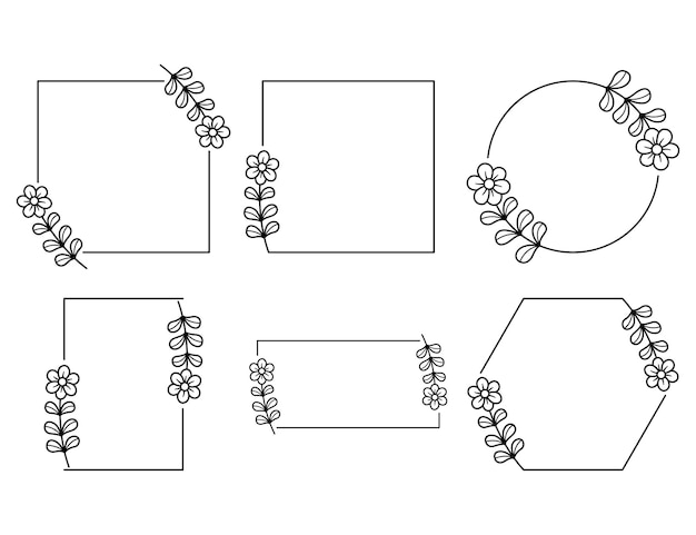 0055Floral frame