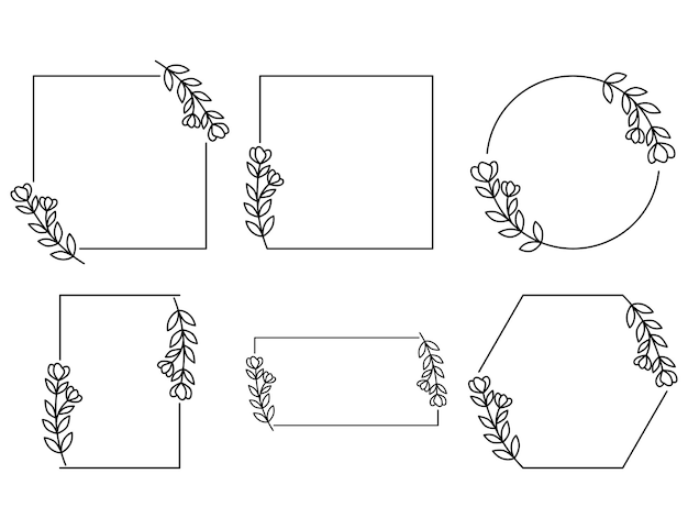 0069Floral frame