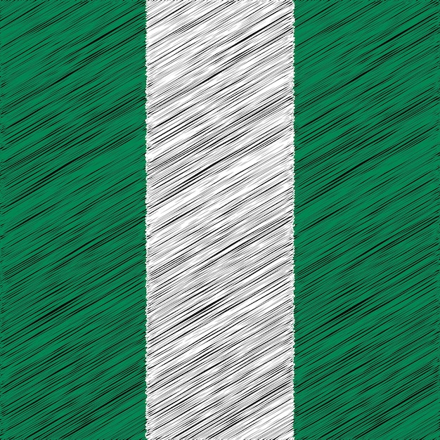 1 October Nigeria Independence Day Flag Design