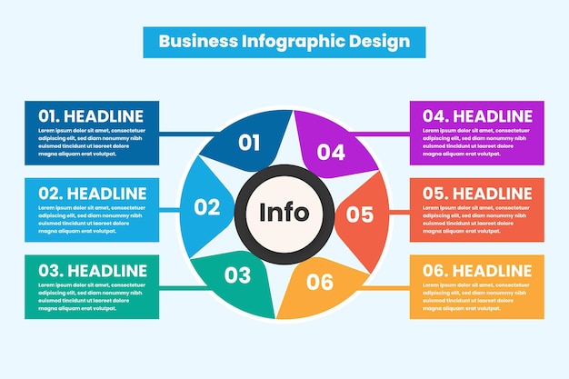 1 Page Business Infographic Design