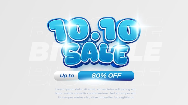 10 10 online shopping day sale banner or flyer design winter sale vector