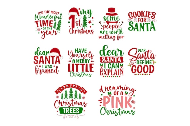 10 Christmas design Bundle