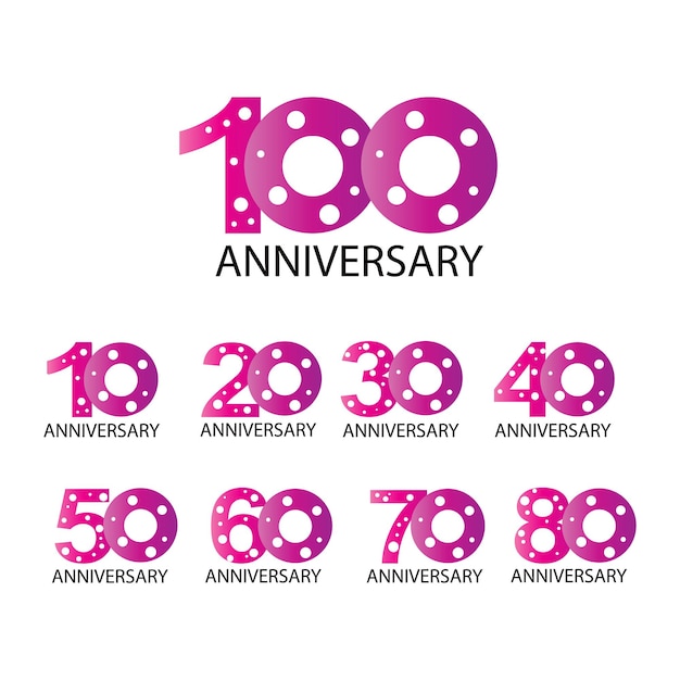 100 Anniversary celebration template vector design illustration