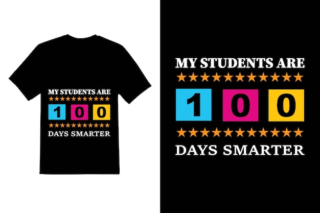 100 days of school T shirt design