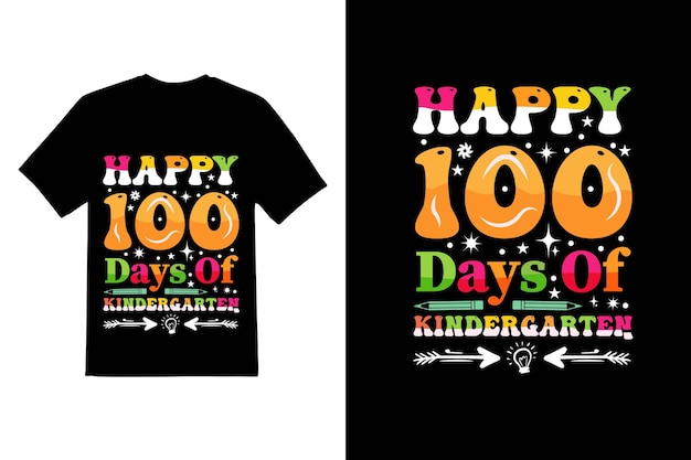 100 days of school T shirt design