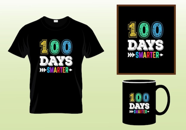 100 days of school t-shirt design