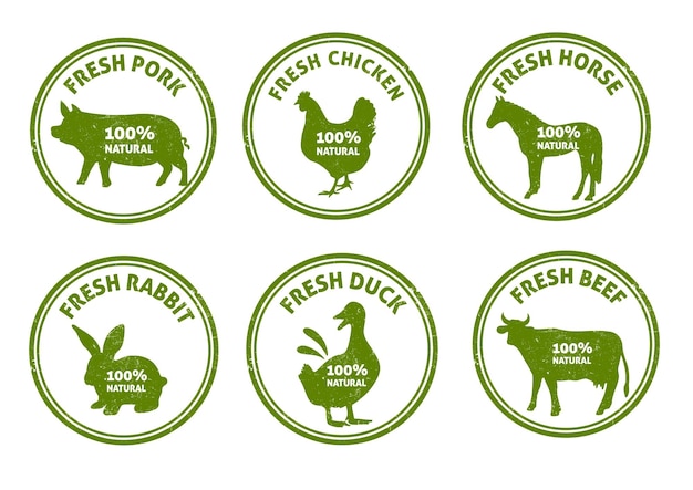 100 fresh The extensive set of quality vintage chicken emblems badges and logos Vector illustration of a chicken Great for farms poultry organic butcher shops restaurants