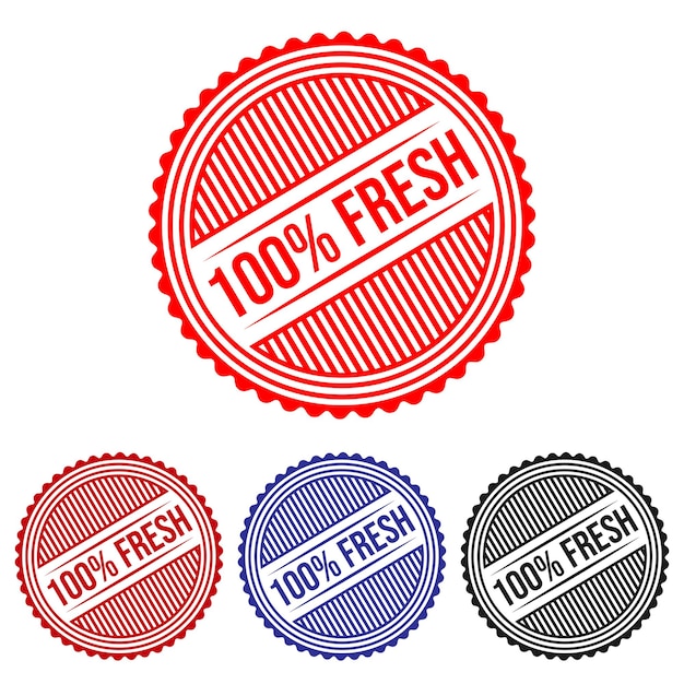 100 FRESH Rubber stamp Design Art Illustration