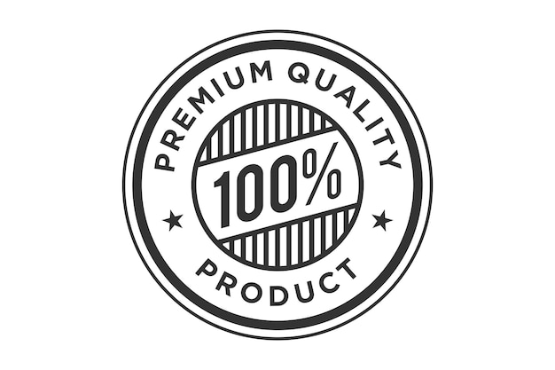 100 Guaranteed Quality Product Stamp logo design