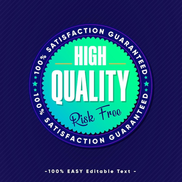 100 satisfaction guaranteed gold silver colorfull badge collection