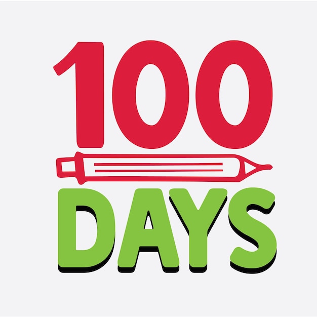 100th day of School svg design