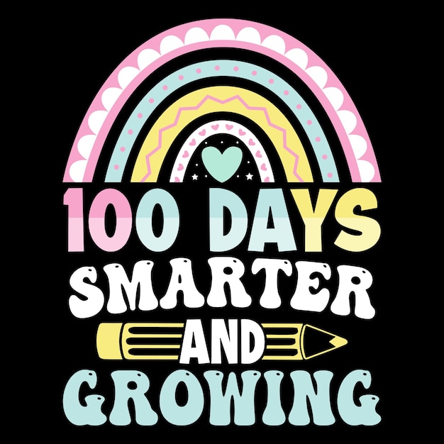 100th days of school, hundred days t-shirt design, Coloring t shirt, Kids T-shirt design