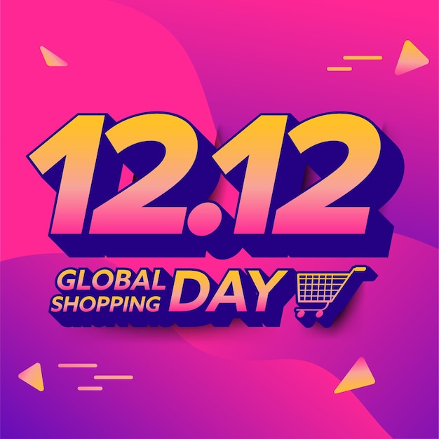 11.11 Shopping day sale banner design