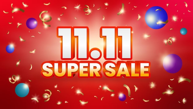 1111 Super Sale background