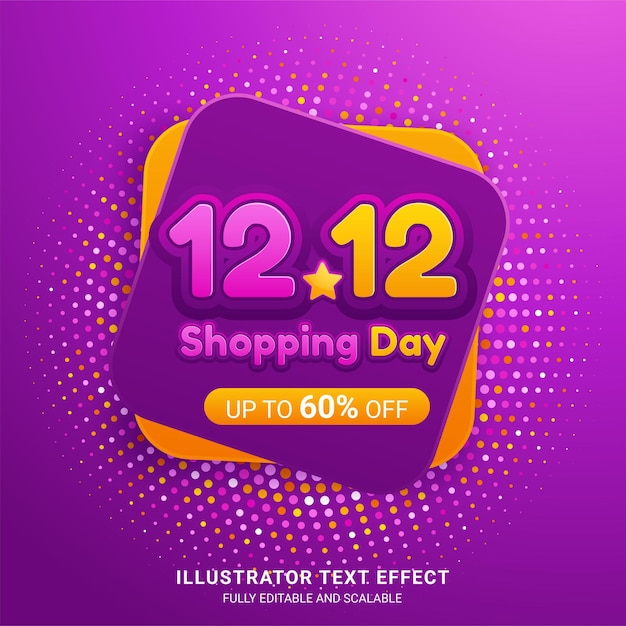 12.12 Shopping day sale banner background