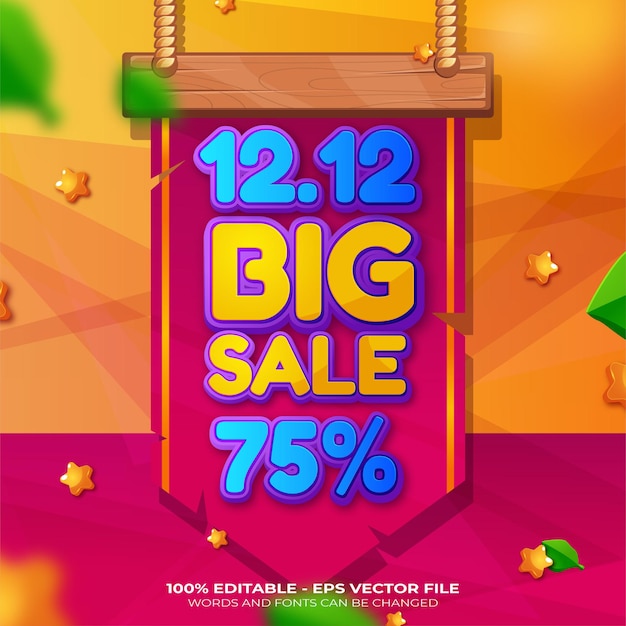 12.12 shopping festival sale banner