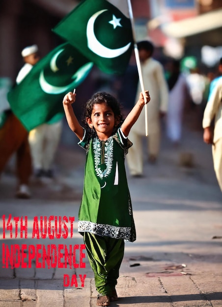 14 August independence day of pakistan for posts and banner