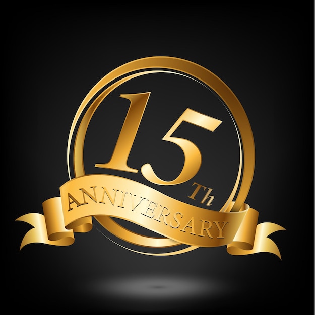 15YEARS DECORATIVE ANNIVERSARY BACKGROUND