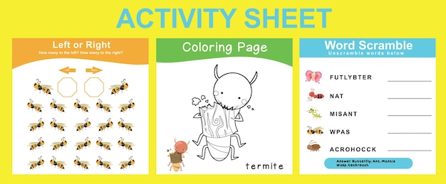 161 Activity Worksheet