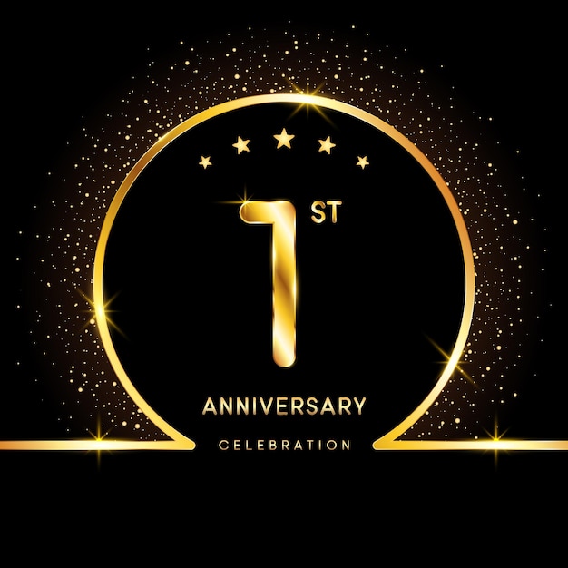 1st Anniversary Logotype