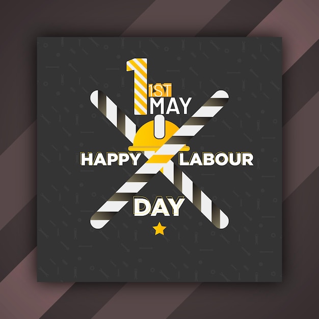 1st may international labour day with repair tools