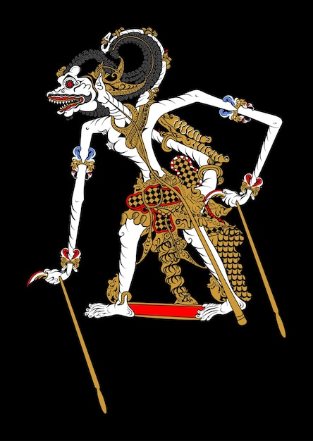 2 Wayang Traditional Java Indonesian