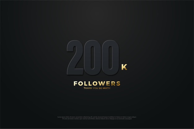 200k followers with dark numbers ..