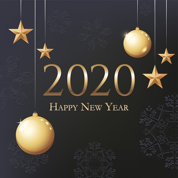  2020 Happy New Year background