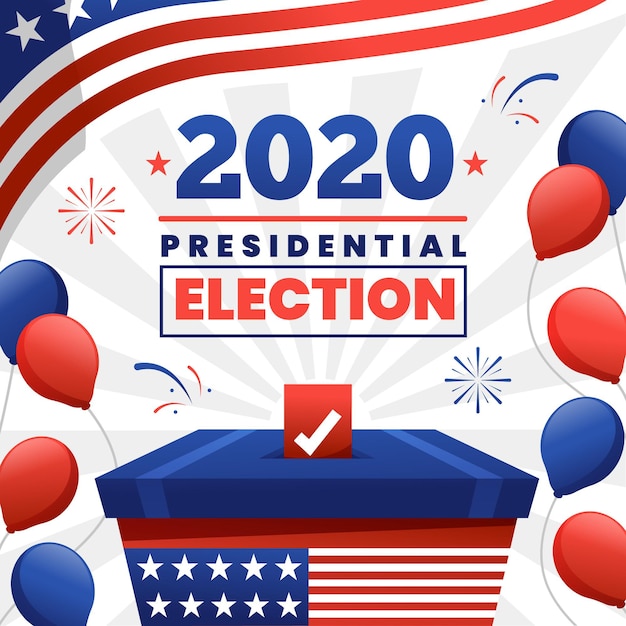 2020 us presidential election concept