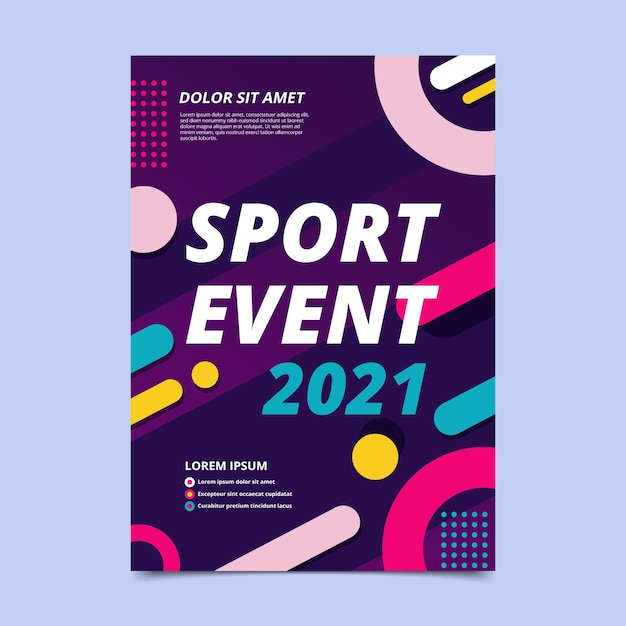 2021 sporting event poster