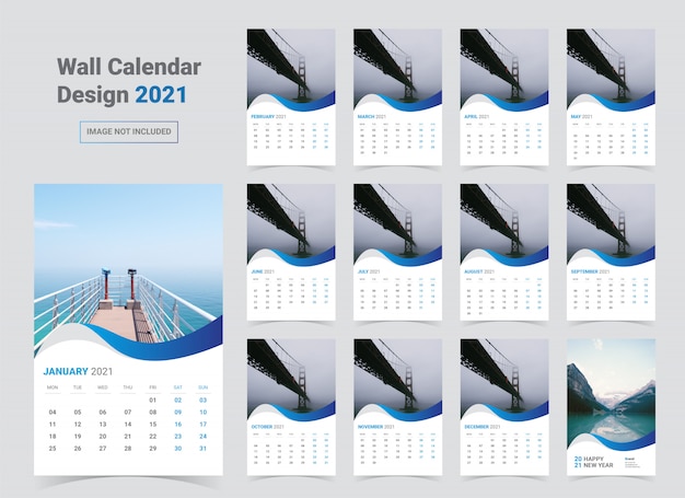 2021 Wall Calendar Template