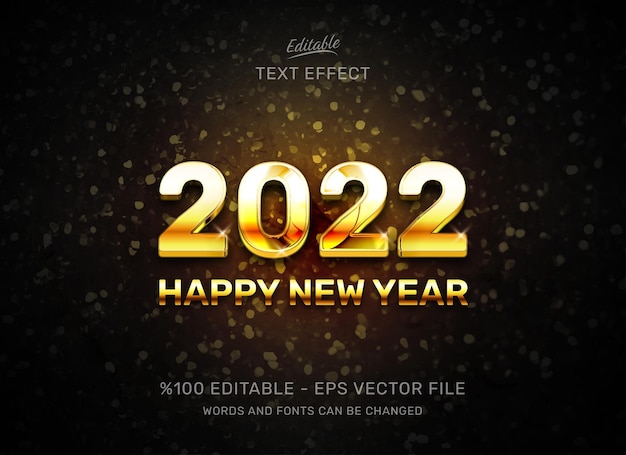 2022 editable text effect