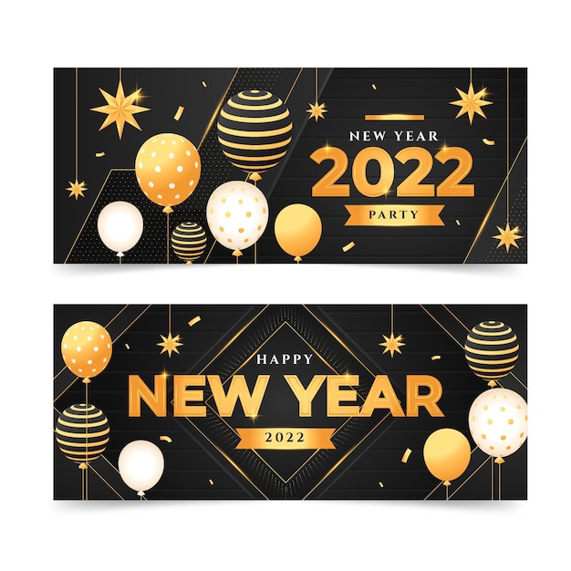 2022 new year celebration banner