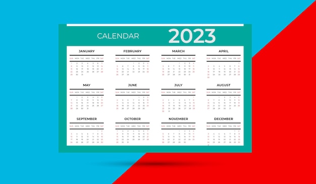 2023 Calendar Design