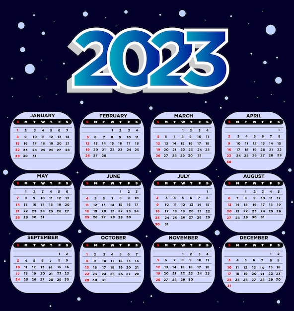 2023 calendar