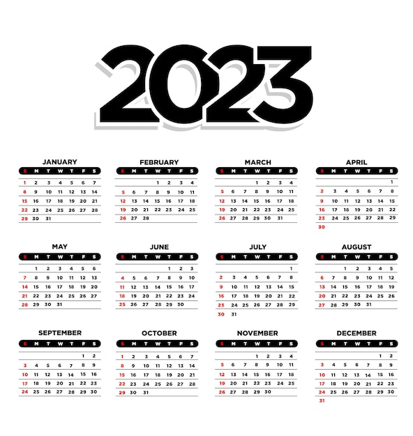 2023 calendar