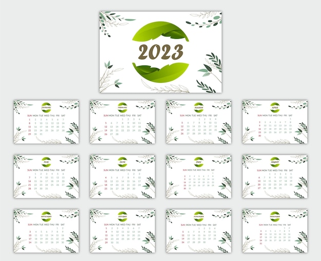 2023 Floral Calendar