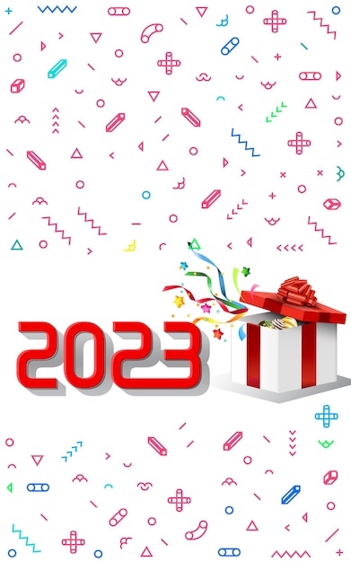 2023 happy new year 2023 background