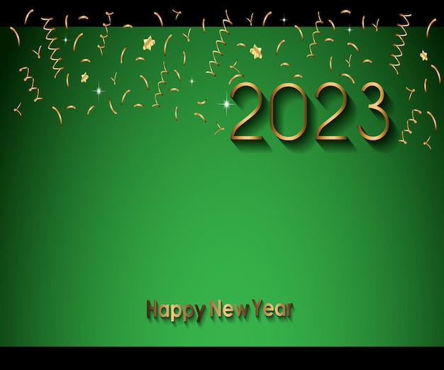 2023 Happy New Year background banner for your seasonal invitations, festive posters