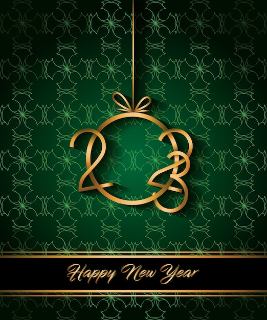 2023 Happy New Year background for your seasonal invitations, festive posters, greetings cards