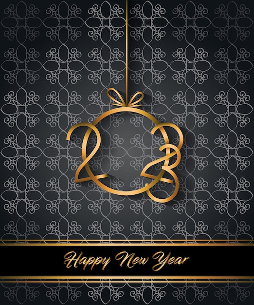 2023 Happy New Year background for your seasonal invitations, festive posters, greetings cards