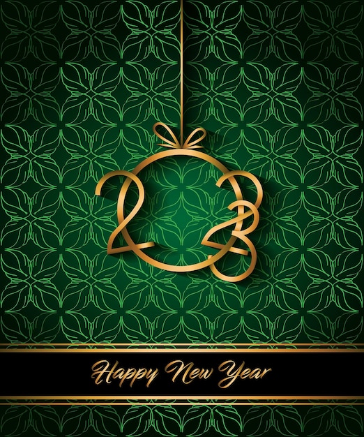 2023 Happy New Year background for your seasonal invitations, festive posters, greetings cards