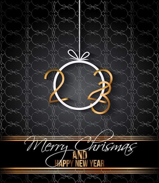 2023 Happy New Year background for your seasonal invitations, festive posters, greetings cards